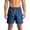 Blue, variant on Men's Hiking Shorts Quick Dry Lightweight Gym Running Shorts Side Split Casual Drawstring Shorts with Zipper Pockets