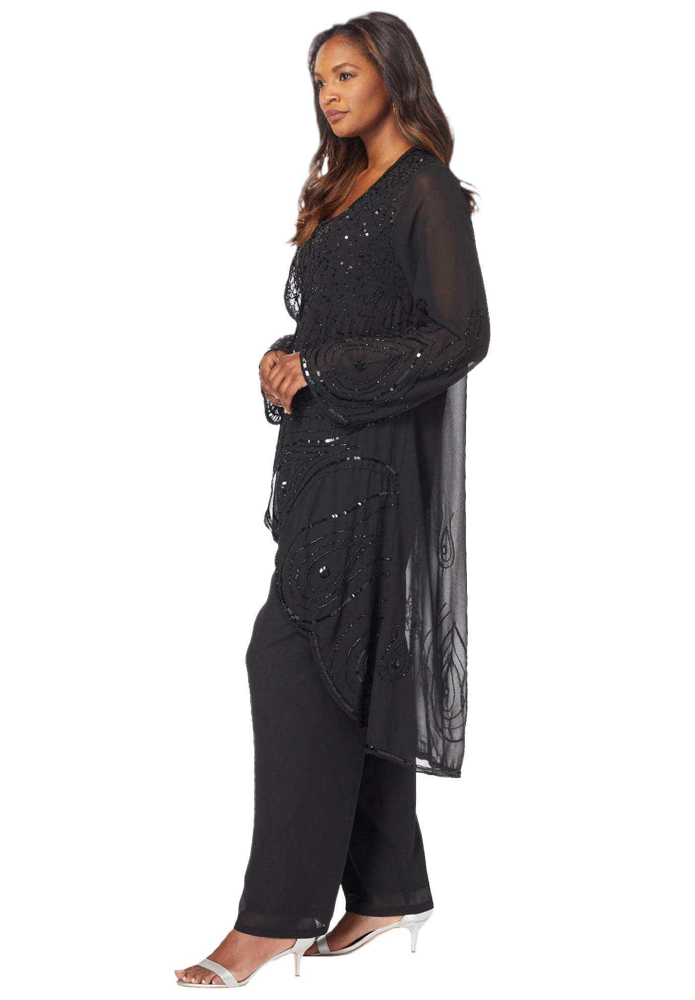 plus size sheer jacket