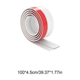 thumbnail image 3 of DefiDgd Under Door Draft Stopper Roll,Self-Adhesive Flexible Rubber Door Sweep,Weather Stripping Gap Filler for Air Blocking Bedroom Home Door Bottom Indoor Decor(White), 3 of 6