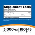thumbnail image 5 of Nutricost D-Aspartic Acid 3000mg, 180 Capsules - Health Supplement, 5 of 5