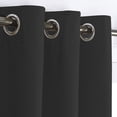 thumbnail image 3 of Cortinas Blackout 275cm Ancho X 215cm De Largo En 2 Paneles 100% Microfibra Poliéster NEGRO MELOCOTTON HOGAR, 3 of 8