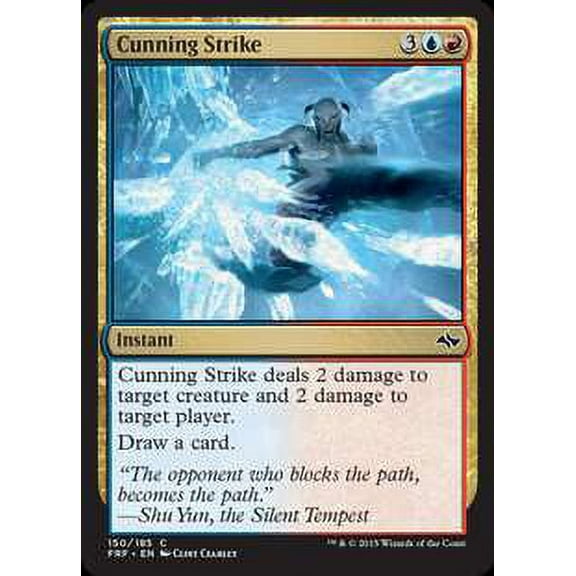 MtG Fate Reforged Common Cunning Strike (Foil) #150