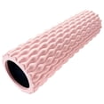 thumbnail image 1 of Textured Foam Rollers For Muscle Massage Medium-Density Back Pink, 1 of 5