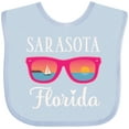 thumbnail image 3 of Inktastic Sarasota Florida Summer Trip Girls Baby Bib, 3 of 4