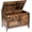 Rustic Brown, variant on HOOBRO 29.9" Storage Chest Toy Box Organizer Storage Bench with Safety Hinge Entryway Greige