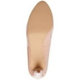 thumbnail image 4 of MADDEN GIRL Womens Beige Padded Jelsey Round Toe Stiletto Slip On Dress Pumps Shoes 8 M, 4 of 4