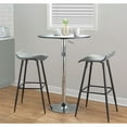 thumbnail image 3 of Porch & Den  Bixby Adjustable Bar Table Black/Chrome Chrome Finish, 3 of 5