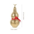thumbnail image 2 of BEADCEST Creativa De Calabaza En Cobre Dorado Para Con Tallado Detallado Y, 2 of 5