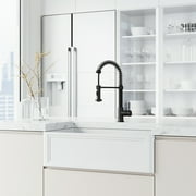 VIGO Industries VG02001MB 1 Handle Pull-Down Spray Kitchen Faucet Matte Black