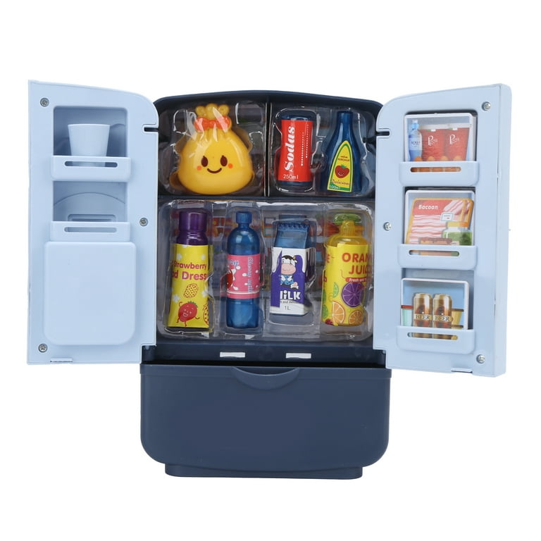 Kitchen Toys Fridge Refrigerator Pretend Play Appliance For Kids, Play  Kitchen Set With Kitchen Playset Accessories For Boys & Girls Aged 3 4 5 6  