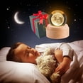 thumbnail image 4 of 3D Crystal Ball Music Box, Wooden Rotating Music Box, Music Box, 4 of 4