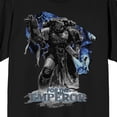 thumbnail image 7 of Warhammer 40000 Utramarines For the Emperor on black Adult Crew Neck Short Sleeve T-shirt - Medium, 7 of 7