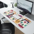 thumbnail image 2 of Long Mouse Pads for Desk,Colorful Mexican Elements Desk Mats on Top Of Desks, Desk Mouse Pad Extra Large with 3mm Non-Slip Base and Stitched Edge for Gaming,Office,Work,Home 31.5"x11.8", 2 of 6