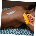 thumbnail image 6 of Topboutique Handheld Massager,Neck Massager Resin Massager Shoulder Massager Back Massager Guasha Tools Manual Scalp Massager Scraping Massage Comb Stress Relief Relax Body Massage Tool,Yellow, 6 of 9