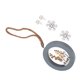 thumbnail image 5 of Adornos navideños con forma de alce artesanal de madera, decoración artística de pared interesante DIY para regalo navideño, 5 of 5