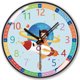 thumbnail image 1 of Reloj de pared para niños, aprendizaje educativo, tema espacial de 10 pulgadas, 1 of 1