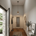 thumbnail image 4 of Vivio Lighting Modern Dimmable Champagne Gold Bullet Pendant Light, 4 of 4