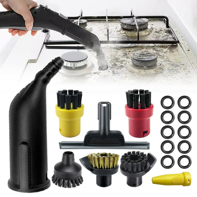 Nylon Plastic Steam Cleaner Accessories Versatile Wear Steam Cleaner Brush Nozzle For SC1 SC2 SC4 SC5 Steam Cleaner Attachment For Cleaning Seam Corner Edge