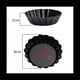 thumbnail image 3 of 32 Piezas Mini Moldes para Tarta de 3 Pulgadas Molde para Tarta de Huevo con Fondo ExtraíBle Molde Redondo para Quiche Mini Moldes para Tartas Molde para Hornear, 3 of 5