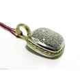 thumbnail image 5 of 2.40CT DIAMONDS CLUSTER PAVE PENDANT ROPE TWIST & 14kt, 5 of 11