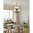 thumbnail image 7 of CH628830CHOP-Alora Lighting-Plisse - 8 Light Chandelier with Glass-25.88 Inches Tall and 30 Inches Wide-Chrome Finish    -Traditional Installation, 7 of 7