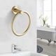 thumbnail image 1 of Home 16cm Towel Ring Wall Mounted Round 304 Stainless Steel for Bathroom or Kitchen Gold Towel Holder Shower Bathroom Accessory, 1 of 5