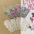 Kawaii Hello Kitty Y2K Press On Nail Cute Cartoon Star Fake Nails With