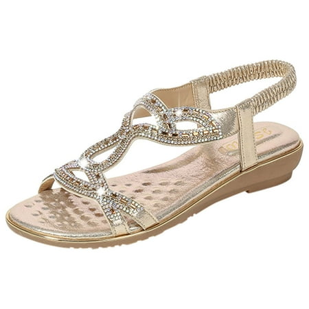 

Women s Sandals Shoes Wedges Fashion Buckle Strap Sandals Summer Flip Flops Shoes For Women