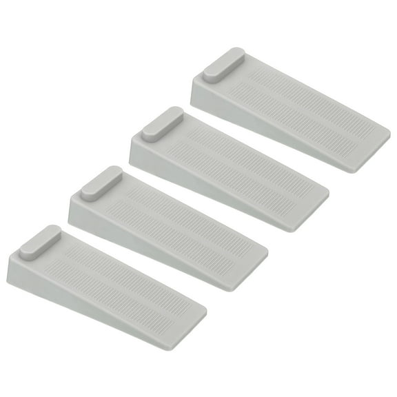 4 Pcs Door Stoppers, Door Stops Doorstop Rubber Door Stopper Wedge Small Door Wedge Sturdy Stackable for Bottom of Door