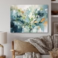 thumbnail image 2 of Designart "Blue botanic Garden III" Abstract Botanicals Metal Wall Art, 2 of 5
