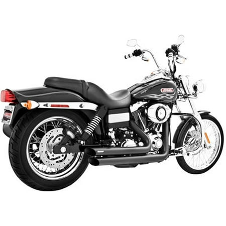 FREEDOM AMENDMENT BLK DYNA for Harley-Davidson FXDWG Dyna Wide Glide (Best Exhaust For Dyna Wide Glide)