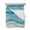 Turquoise, variant on Quilts King Size Bedding Set, Burnt Orange Coastal Lightweight Quilted Comforter, Summer Beach Nautical Abstract Art Soft Reversible Bedspread Coverlet with Pillow Covers for All Season, 96" x 106"