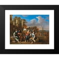 thumbnail image 2 of Gerard Hoet 14x12 Black Modern Framed Museum Art Print Titled - Ancient Concert, 2 of 5