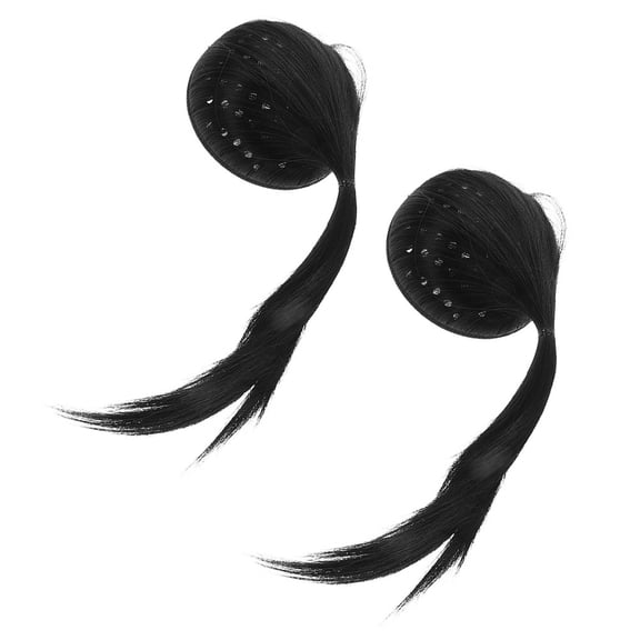 OUNONA 2Pcs Seamless Hair Volume Pad with Durable Material for Natural Volume and Stylish Buns