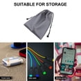 thumbnail image 4 of DEEPCRAFF Grey Multi Function Electronics Storage Pouch for Cables and Digital Accessories, 4 of 8