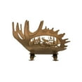 thumbnail image 2 of Meyda Tiffany 29076 22" W Moose Antler Log Holder - Copper, 2 of 6