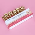 thumbnail image 2 of Heart Shape, Letter, Curve Shape Candle Party Smoke Free Cake Candles（Golden Letters）, 2 of 6