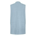 thumbnail image 6 of Idoravan Long Vest for Women Sleeveless,Ladies Vest Vest Sweater Slim V-Neck Vest Knit Sweater Ladies Sleeveless Hooded Casual Jacket Light Blue, 6 of 6