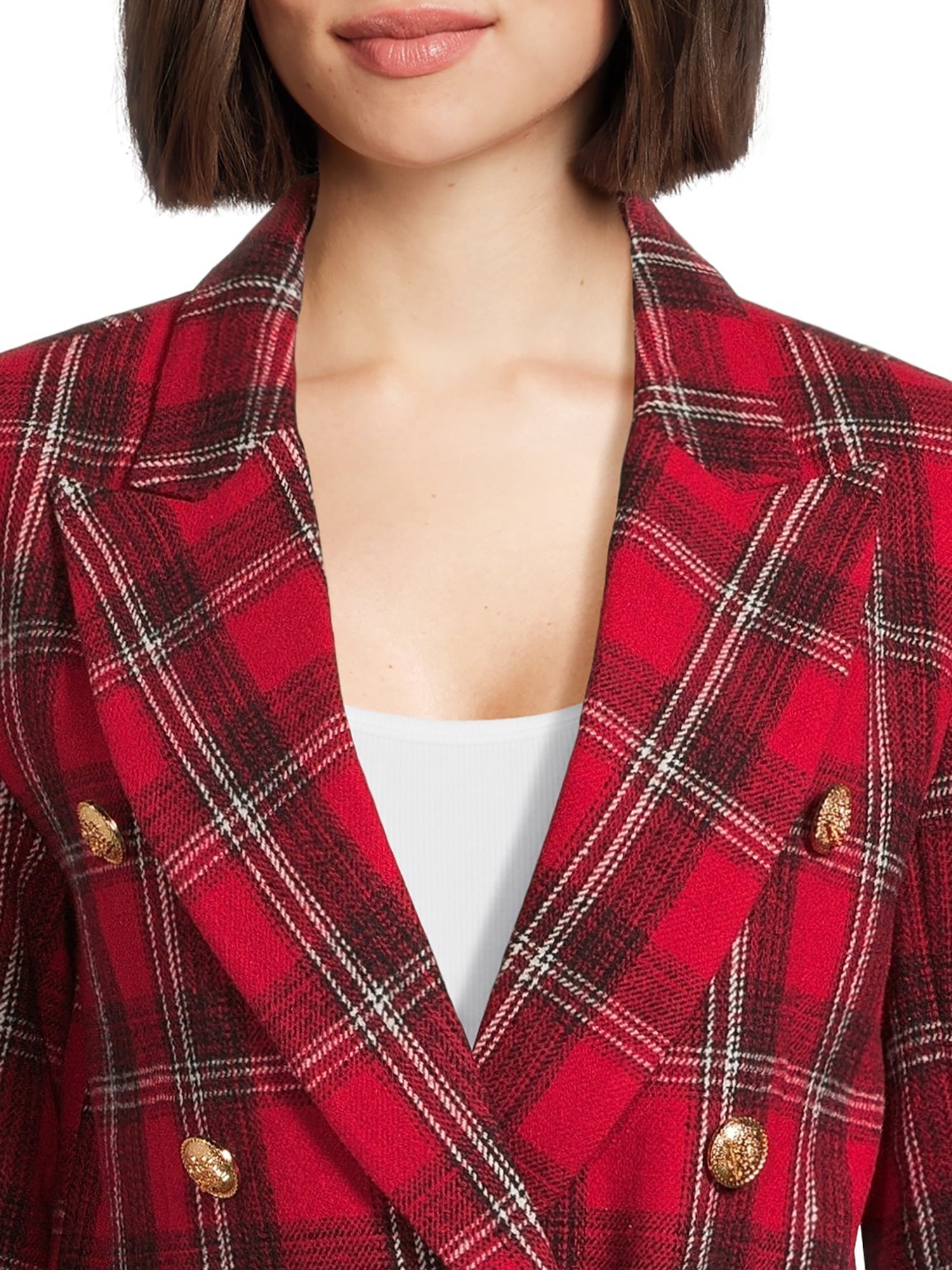 Attitude Unknown Women’s and Women’s Plus Ponte Blazer, Sizes XS-3X