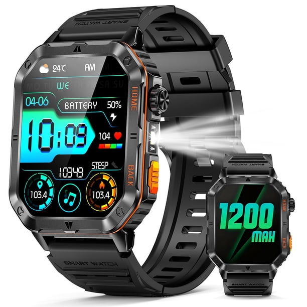 Smartwatch PODOEIL 2.01" Batería 1200mAh Llamadas Bluetooth