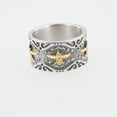 thumbnail image 2 of Unisex Retro Eagle Wings Ring Geometric Titanium Alloy Ring For Men Women Vintage Biker Jewelry Gift Vintage Look, 2 of 10