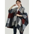 thumbnail image 2 of PIKADINGNIS Women Shawl Wraps Open Front Poncho Double Side Sweater Cardigan Coat Blanket Warm Winter Scarf, 2 of 6