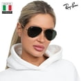 thumbnail image 7 of Ray-Ban RB3825 OLD AVIATOR Pilot Shaped Non-Polarized Sunglasses for Men & Women - Includes Official RAYBAN Eyewear Kit - Ideal Formal & Casual Wear Sunglasses - Green Lens, 7 of 7