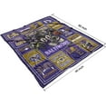 thumbnail image 2 of Football Blanket Super Soft Flannel Throw Blanket Football Style Travel Blanket for Men Women Boys Kids Gifts Sofa Bed, Football Style Decor Gift 50" X 60"inch., 2 of 6