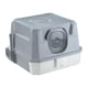 thumbnail image 1 of Caja de arena para gatos completamente cubierta, bandeja de arena para mascotas con capucha, accesorios para mascotas, suministros para mascotas, band gris, 1 of 9