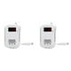 thumbnail image 1 of 2X Detector de Gas, Sensor de Alarma de Gas Metano Propano, Detector de Fugas de Gas de Seguridad LCD, Enchufe de la UE, 1 of 8