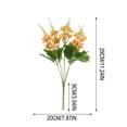 thumbnail image 3 of Artificial Hyacinth Crabapple Flower Bouquet Faux Floral Arrangement With VaseRealistic Silk Flower Arrangement For Wedding Home Decoration, 3 of 6