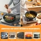 thumbnail image 3 of 8 Piezas Sartenes de Hierro Fundido,Sartenes Antiadherente Freír, Juego de Multifuncional Sartén para Freír con Espátula, Cepillo de Aceite y Guantes Anti-escaldaduras(4",5.5",6.5", 8" y 10"), 3 of 6