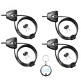 thumbnail image 1 of Master Lock 8417D Cable Lock, Python Adjustable Keyed Cable Lock, 6 ft. Long, 4 Pack Bundle with Keychain Light, 1 of 4