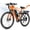 Orange, variant on ESKUTE Electric Bike for Adults, 27.5" Mountain E-Bike, 1500W Peak Brushless Motor, Full Suspension, 48V 20.8Ah Removable Battery, 20+ MPH, Up to 80 Miles Range, Step-Over Frame, Orange